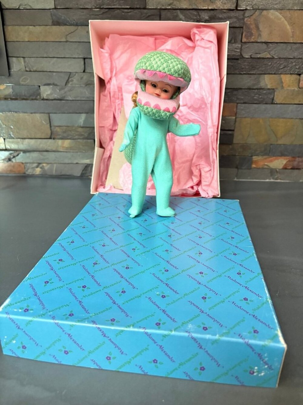 Vintage Madame Alexander Doll Dinosaur  with Original Box